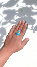 Turquoise Beetle Ring