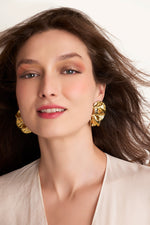 Magnolia Leaf Earrings