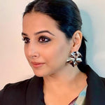 Coral Floral Earrings