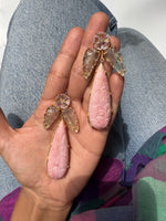 Mirza Pink Opal Earrings