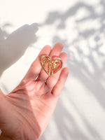 Split Heart Earrings