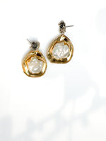 Pebble Baroque Pearl Earrings 02