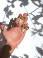 The Bow Pearl Earrings