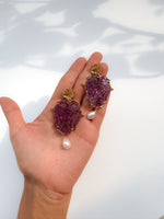 Garuda Earrings//Amethyst