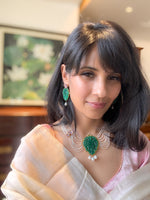 Garuda Earrings//Aventurine