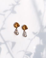 Shell Rose Pearl Drop
