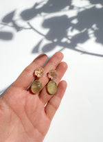 Sage Beetle Earrings