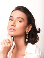 Limited Edition Studio Metallurgy Sea horse pearl earrings