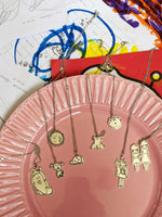 scribble pendant personalised pendant silver pendant studio metallurgy