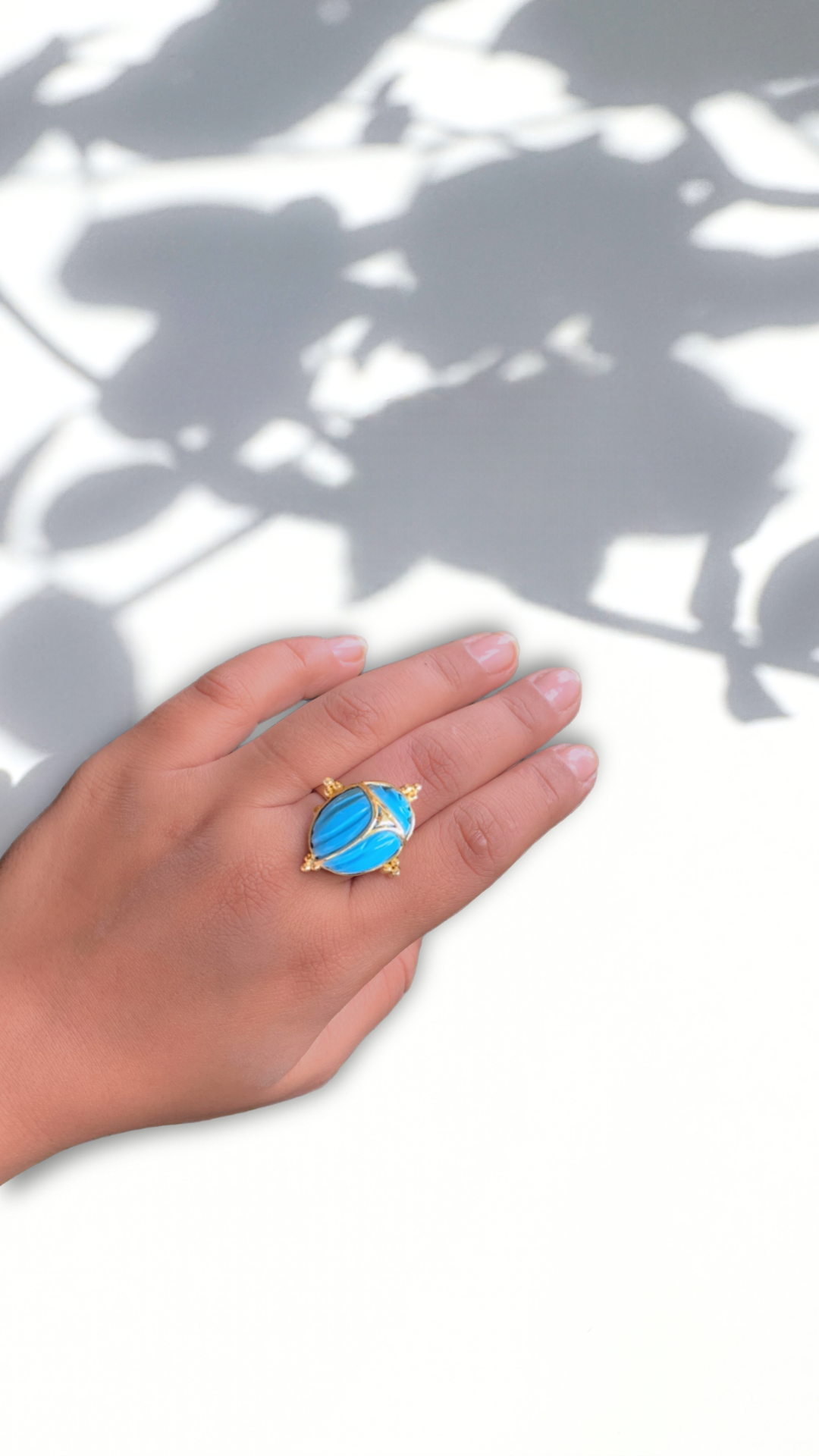 Turquoise Beetle Ring