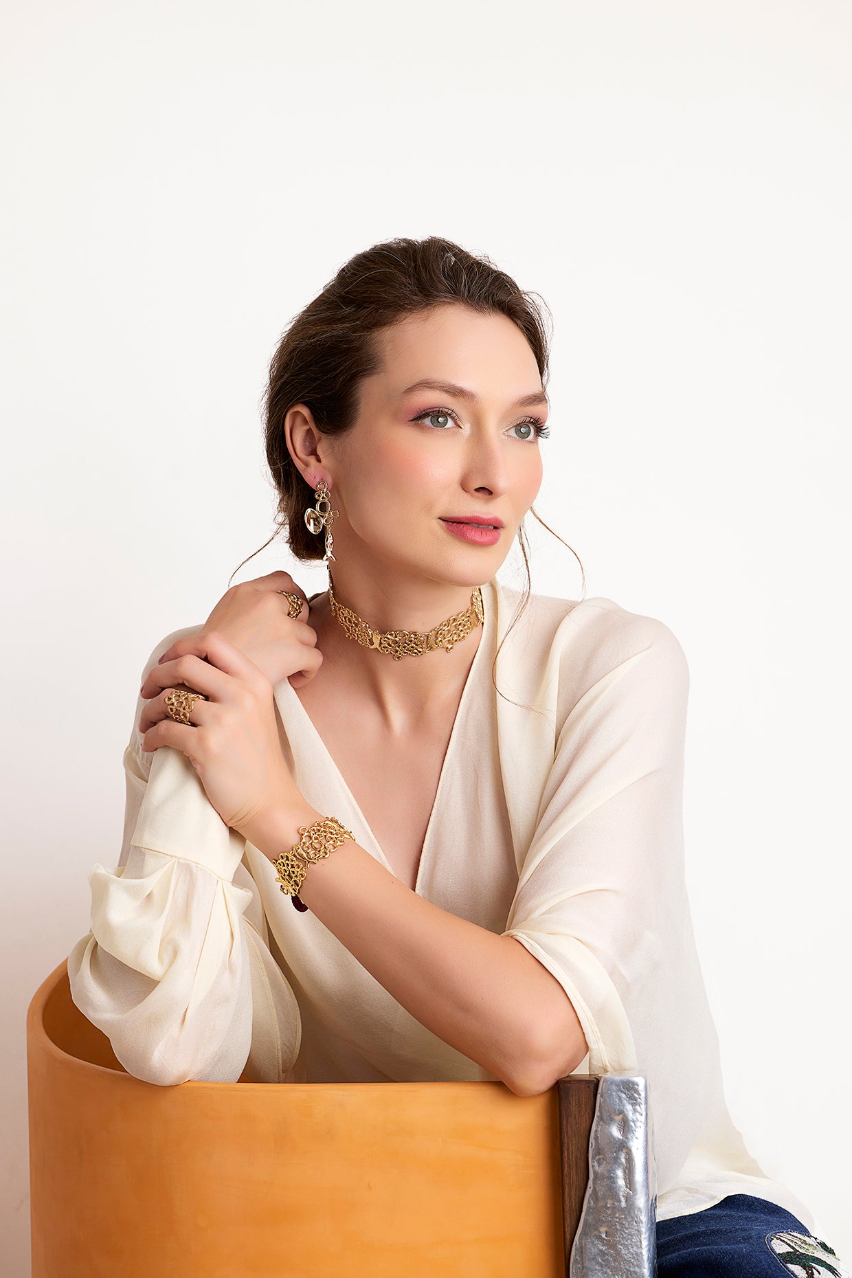 Sea Foam Midi Choker