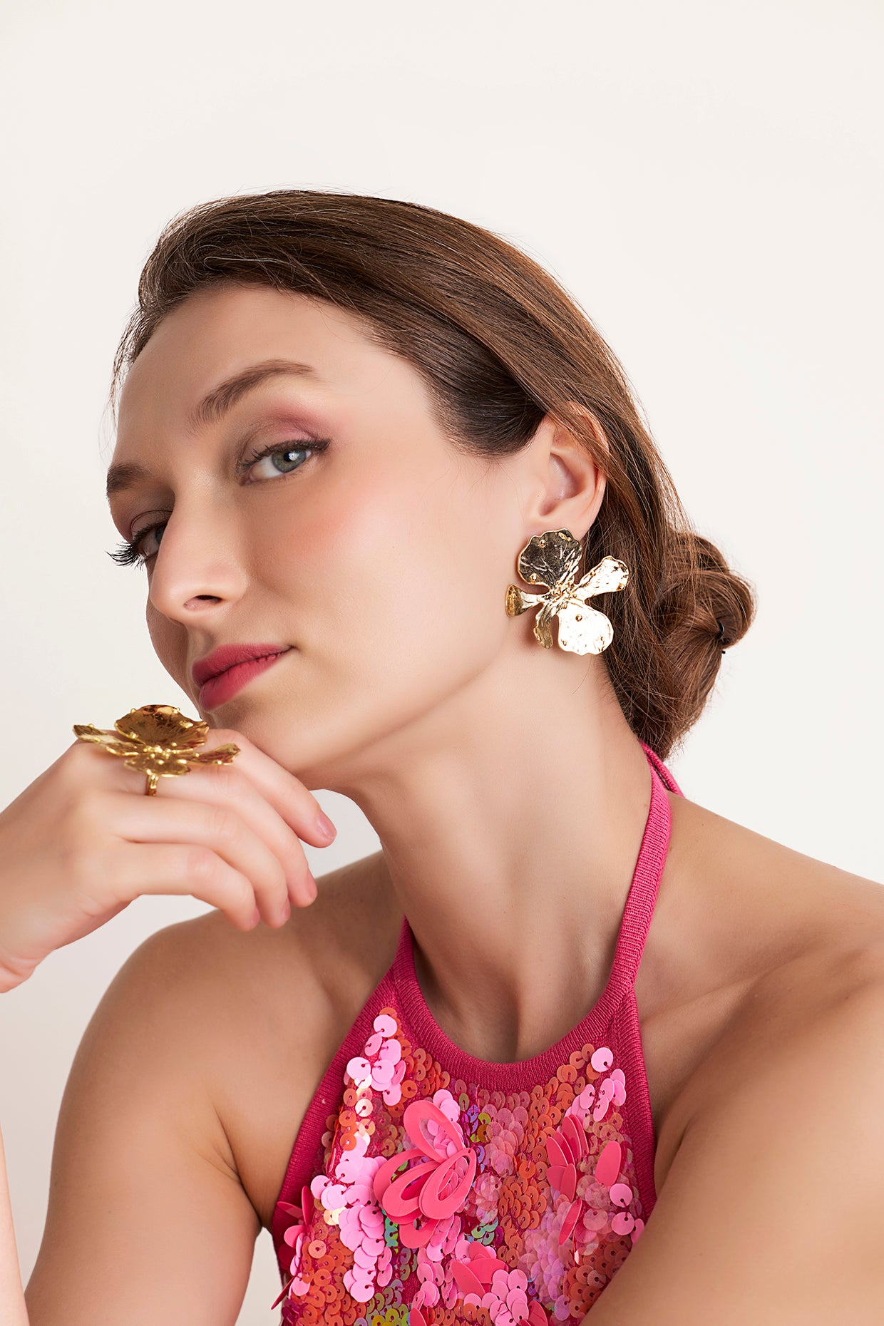 Mini Gulmohar Earrings