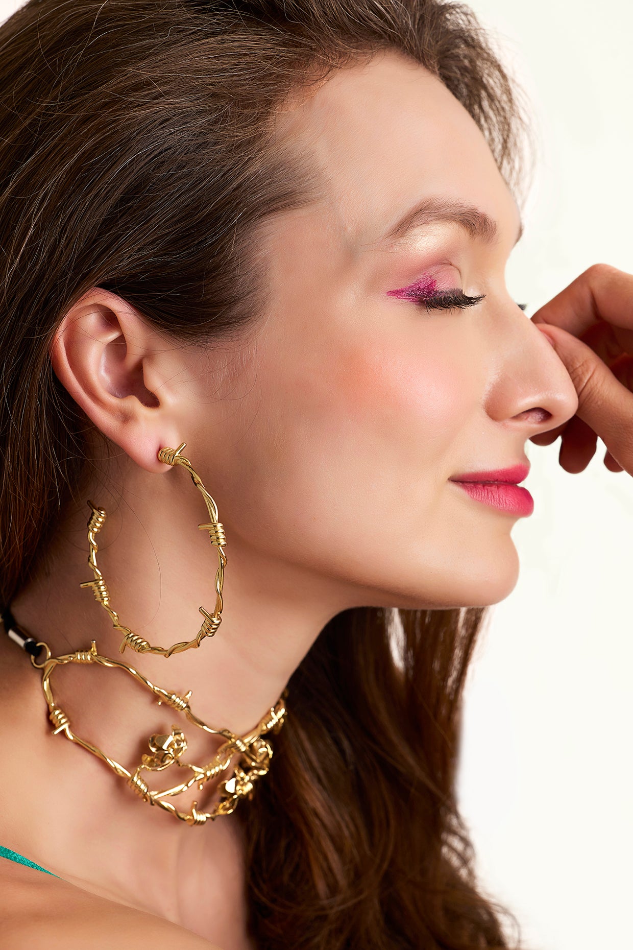 Twisted Wire Hoops