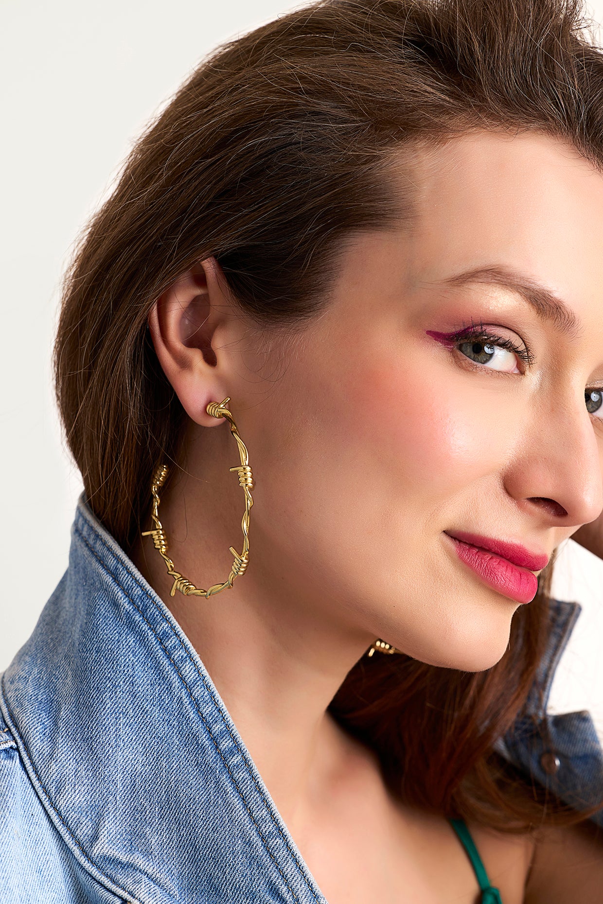 Twisted Wire Hoops