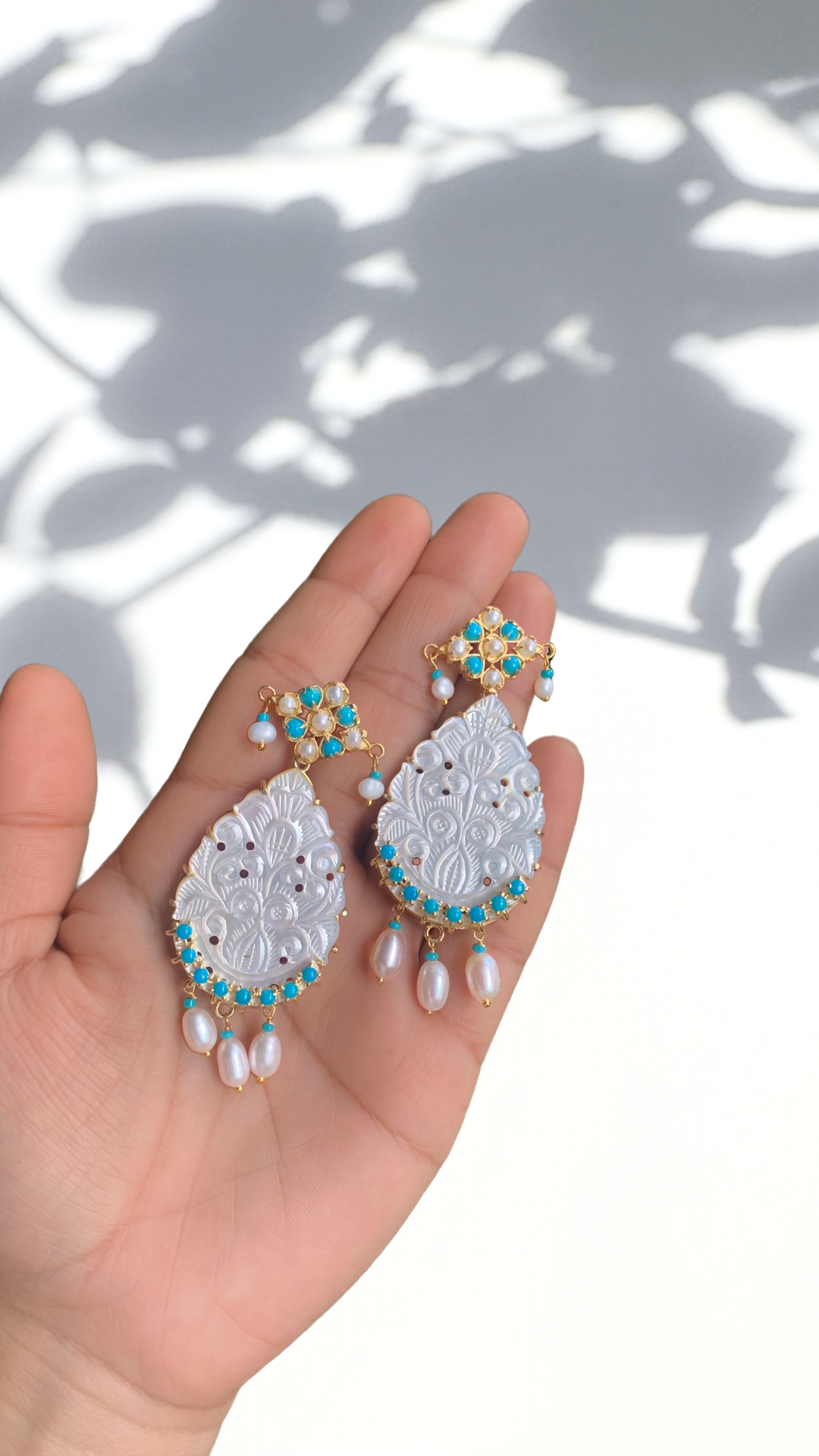 Mother of Pearls with Firoza