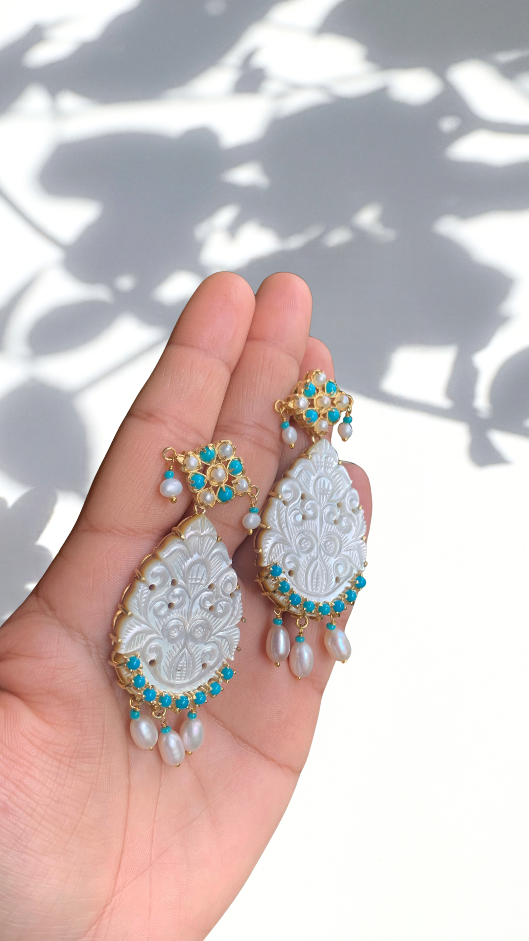 Mother of Pearls with Firoza