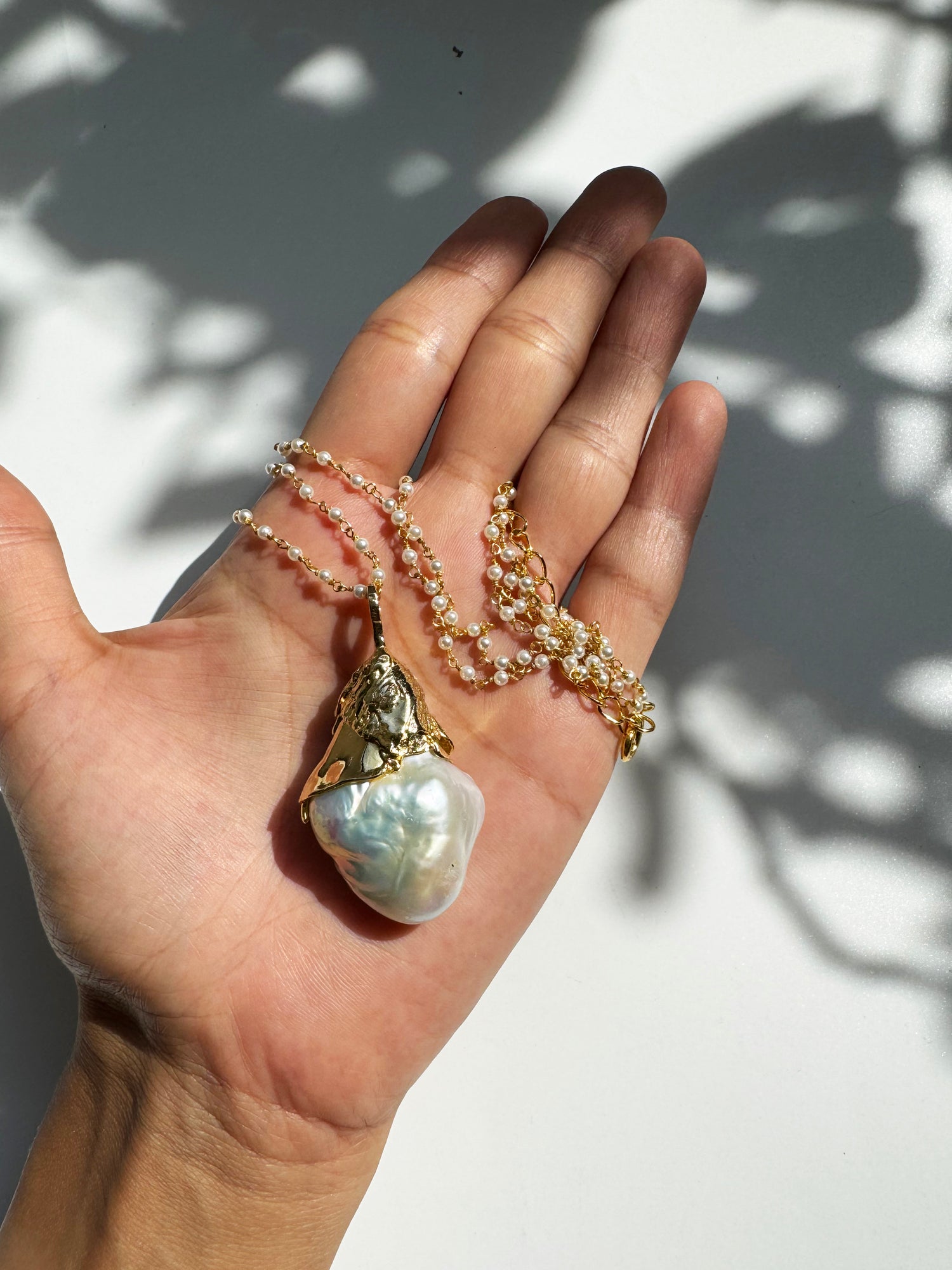 Baroque Pearl Pendant // 24