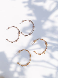 Twisted Wire Hoops