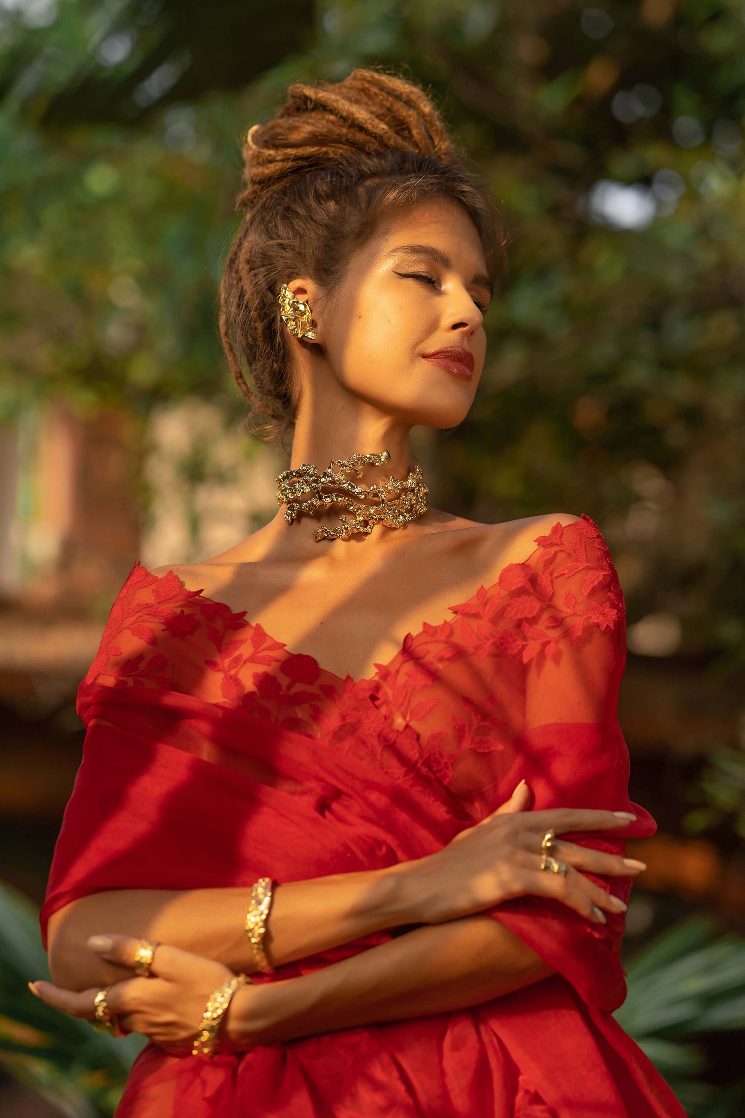 Statement Coral Choker Studio Metallurgy